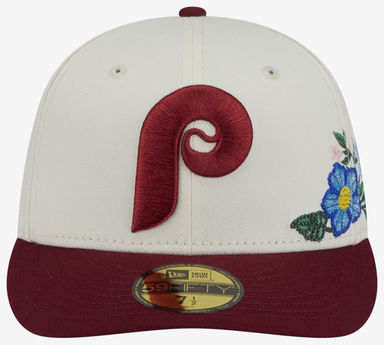 New Era Phillies Tonal Florals Cap Image 2 of 7. Tap to open photo gallery.