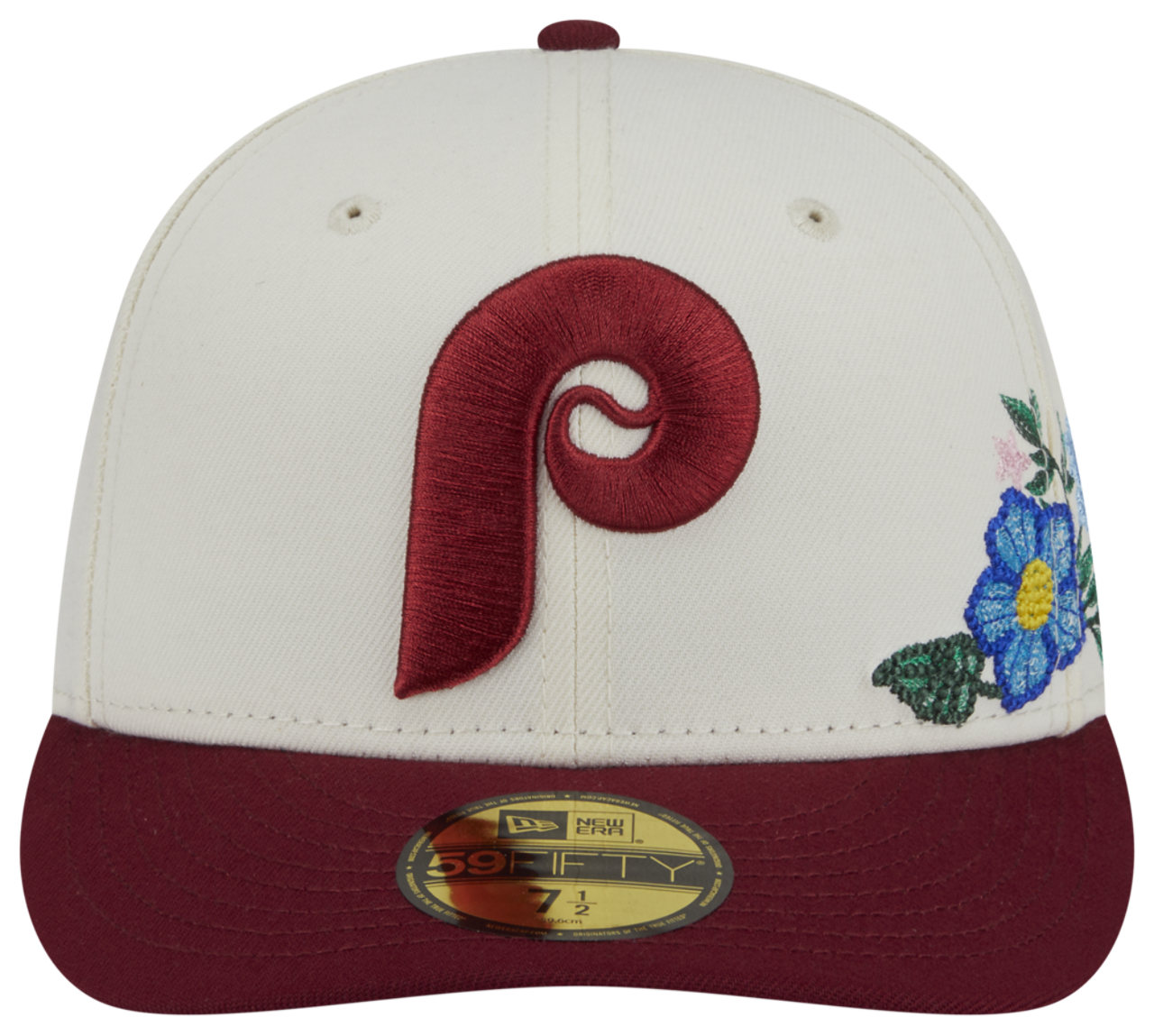 New Era Phillies Tonal Florals Cap Image 2 of 7. Tap to open photo gallery.
