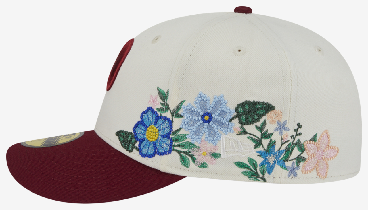 New Era Phillies Tonal Florals Cap Image 6 of 7. Tap to open photo gallery.