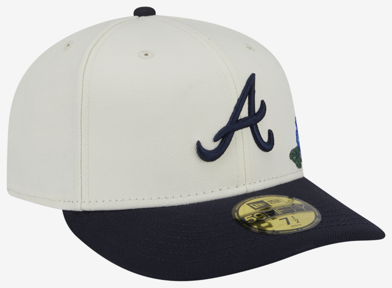 New Era Braves Tonal Florals Cap Image 3 of 7. Tap to open photo gallery.