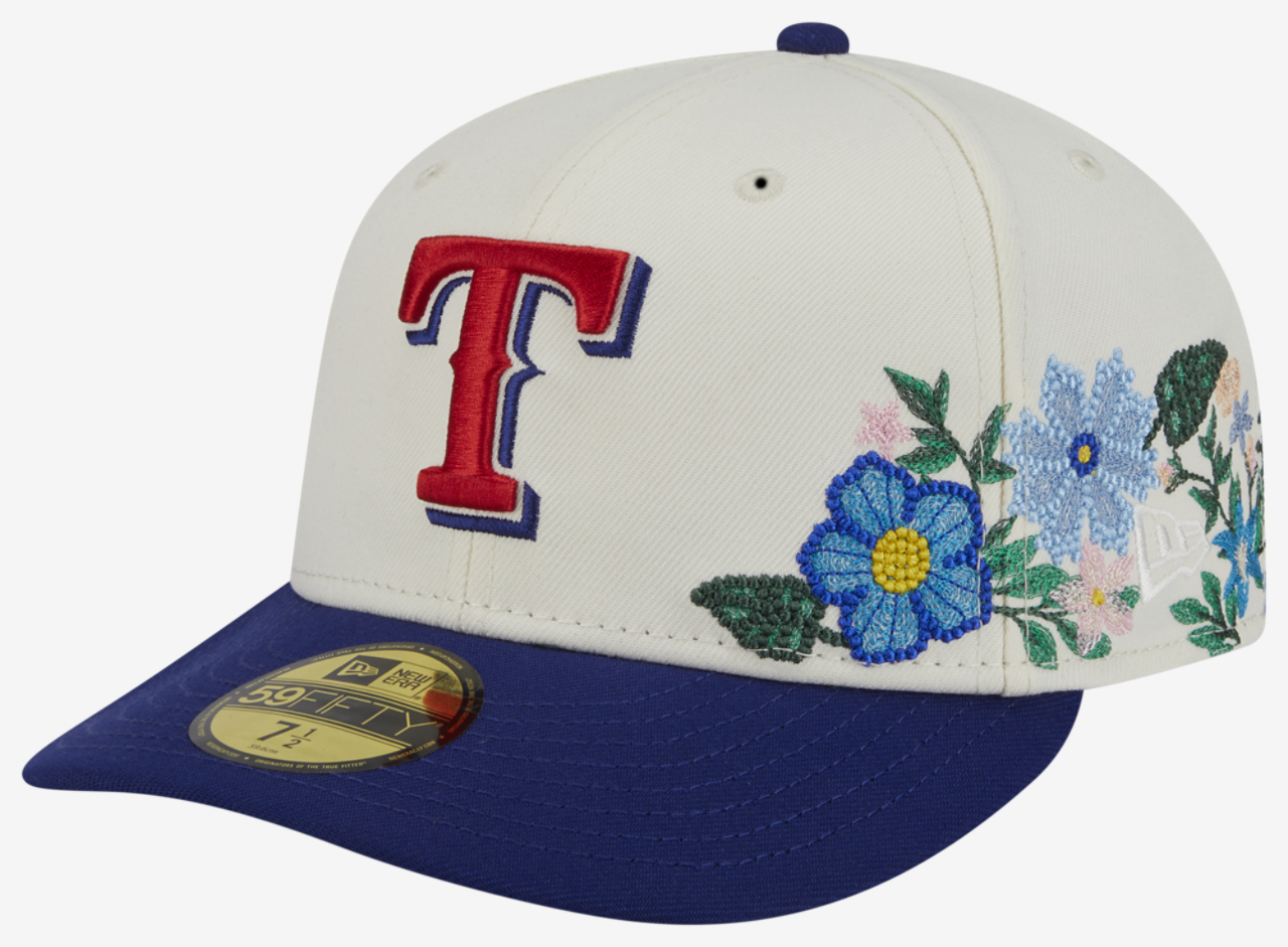 New Era Rangers Tonal Florals Cap Image 1 of 7. Tap to open photo gallery.