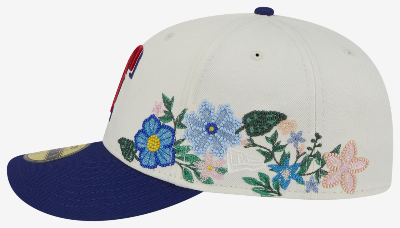 New Era Rangers Tonal Florals Cap Image 6 of 7. Tap to open photo gallery.
