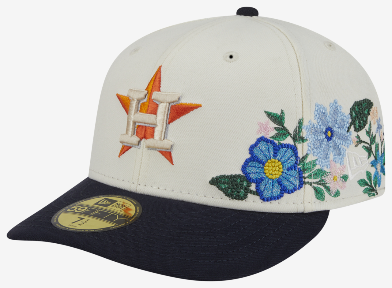 New Era Astros Tonal Florals Cap Image 1 of 7. Tap to open photo gallery.