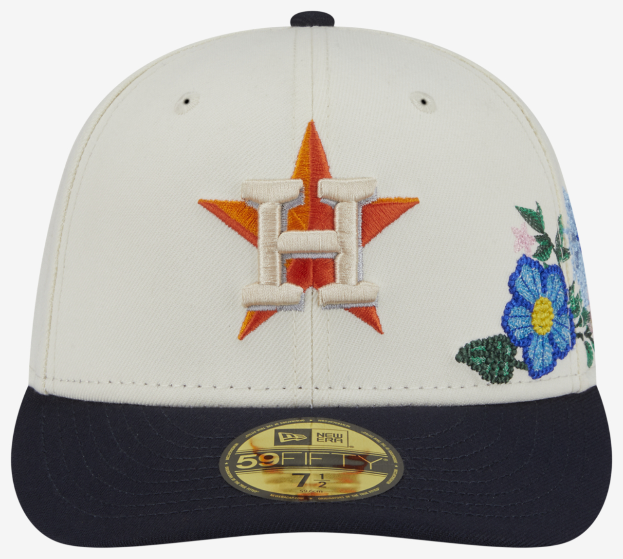 New Era Astros Tonal Florals Cap Image 2 of 7. Tap to open photo gallery.