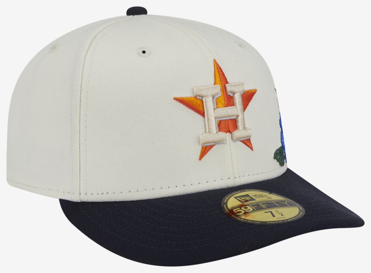 New Era Astros Tonal Florals Cap Image 3 of 7. Tap to open photo gallery.