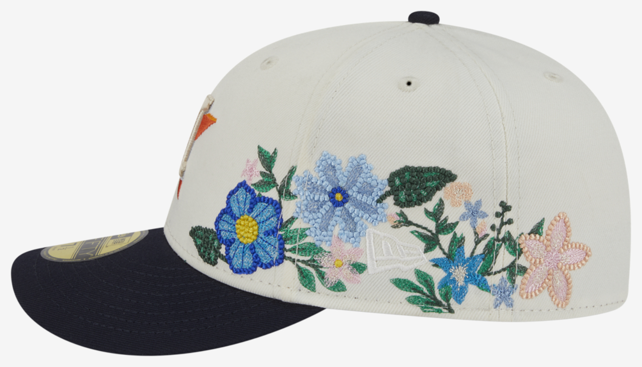 New Era Astros Tonal Florals Cap Image 6 of 7. Tap to open photo gallery.