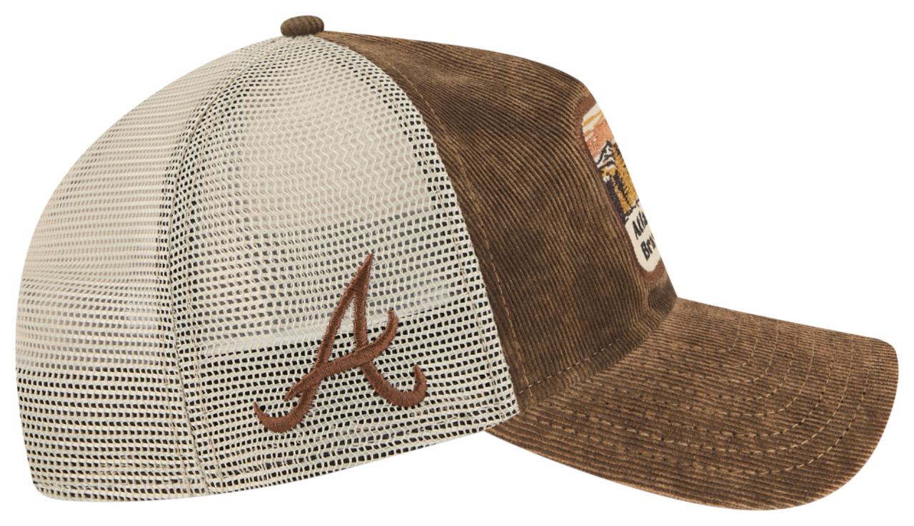 New Era Braves Vintage Landscape Cap - Men's | Foot Locker
