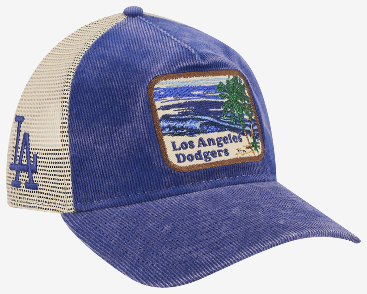 New Era Dodgers Vintage Landscape Cap Image 3 of 7. Tap to open photo gallery.