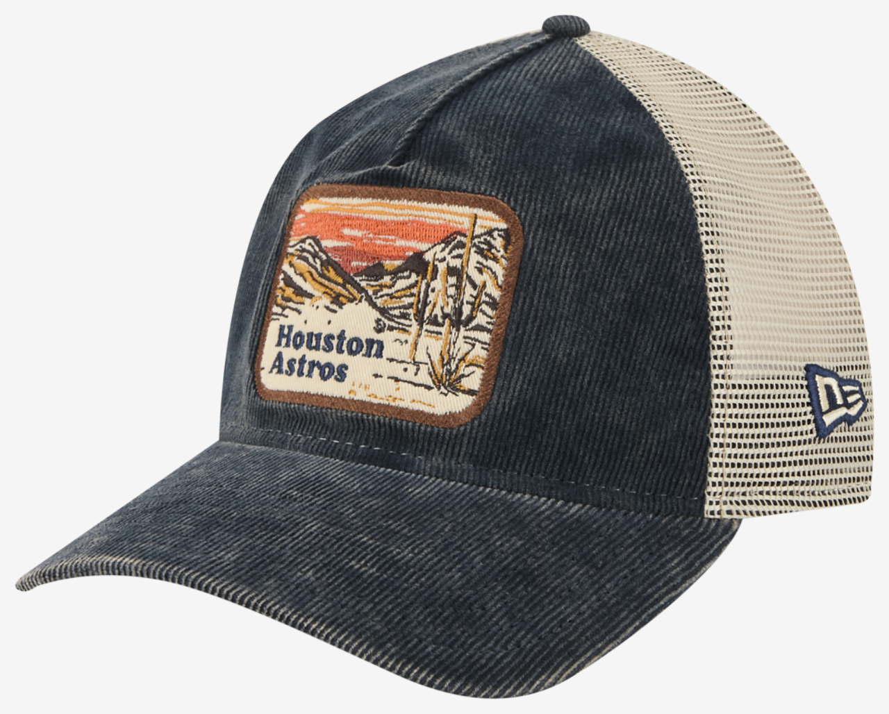 New Era Astros Vintage Landscape Cap Image 1 of 7. Tap to open photo gallery.