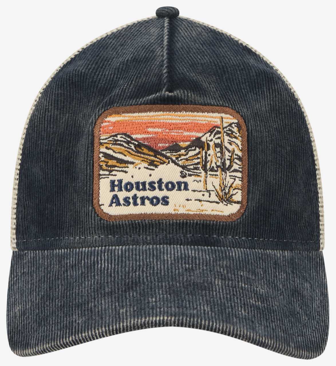 New Era Astros Vintage Landscape Cap Image 2 of 7. Tap to open photo gallery.