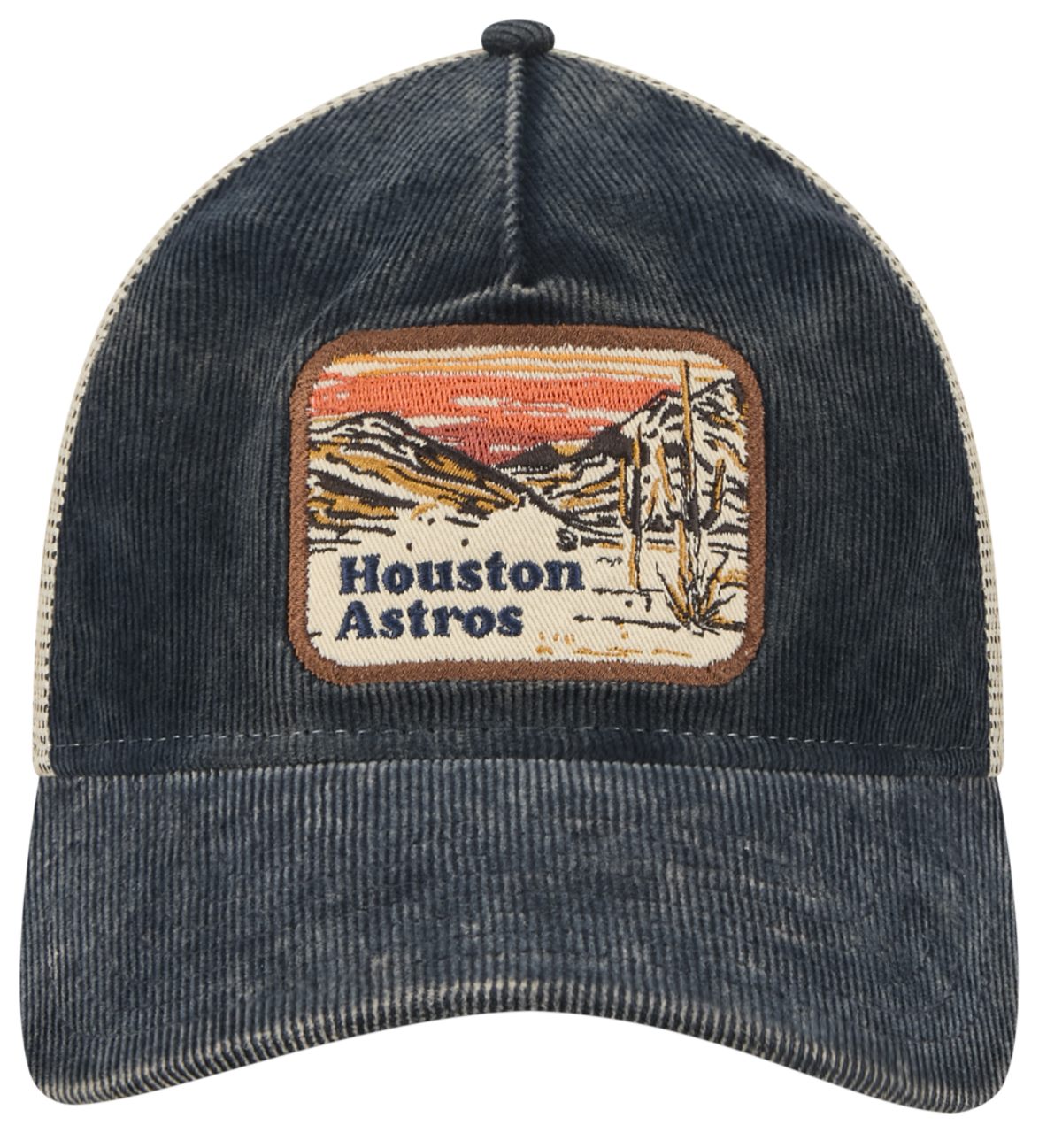 New Era Astros Vintage Landscape Cap Image 2 of 7. Tap to open photo gallery.