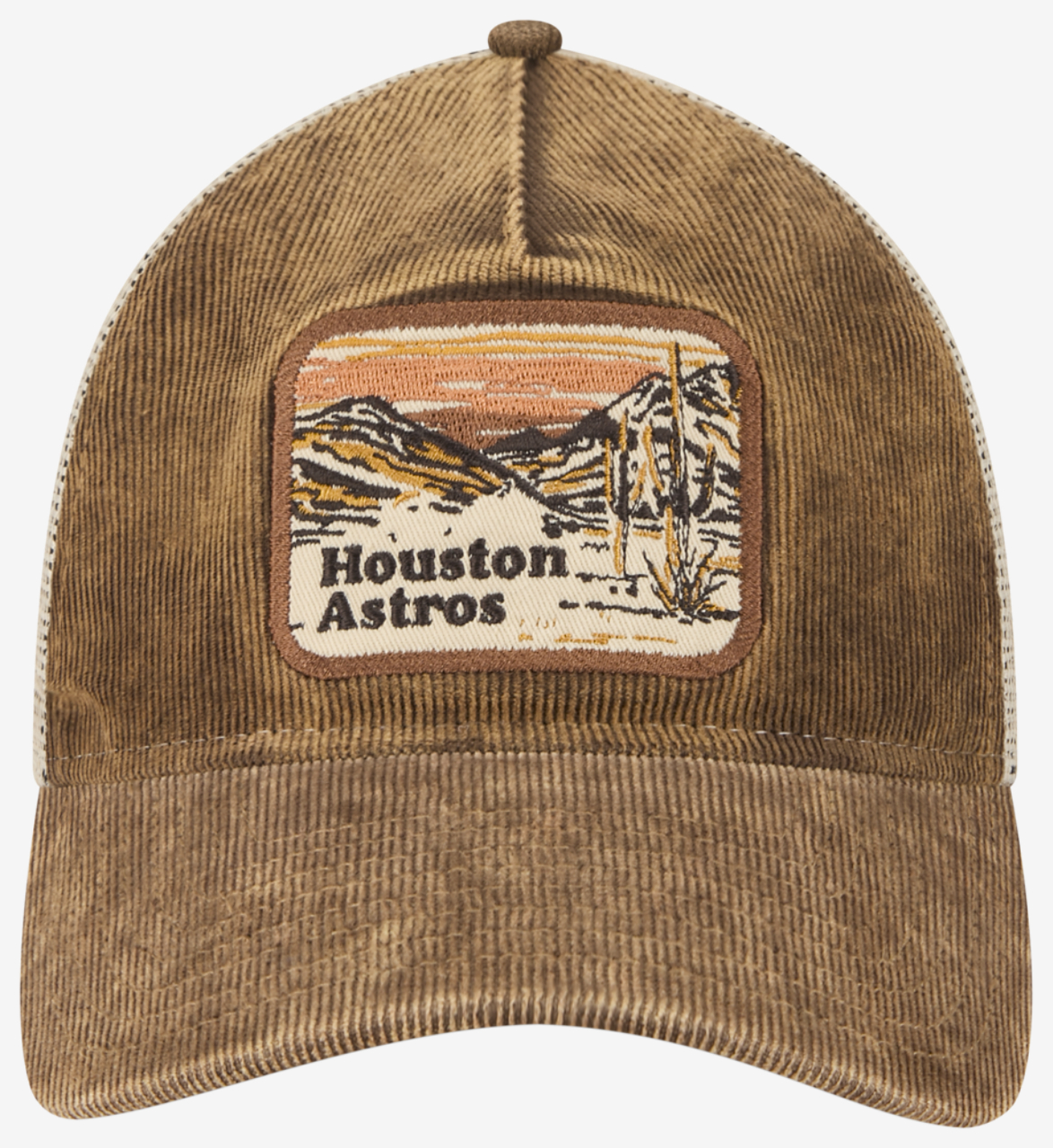 New Era Astros Vintage Landscape Cap Image 2 of 7. Tap to open photo gallery.