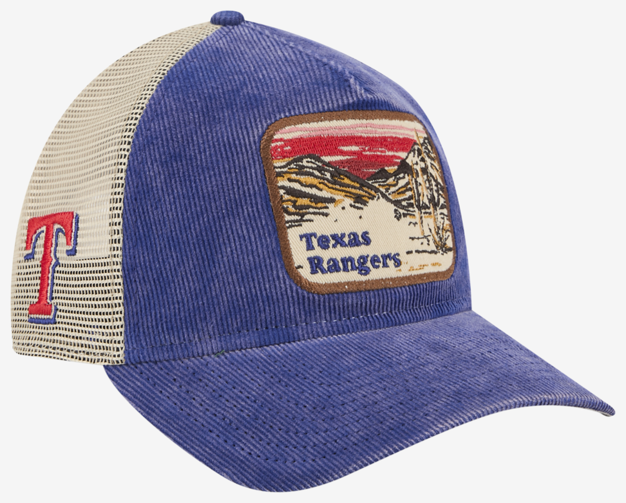 New Era Rangers Vintage Landscape Cap Image 3 of 7. Tap to open photo gallery.