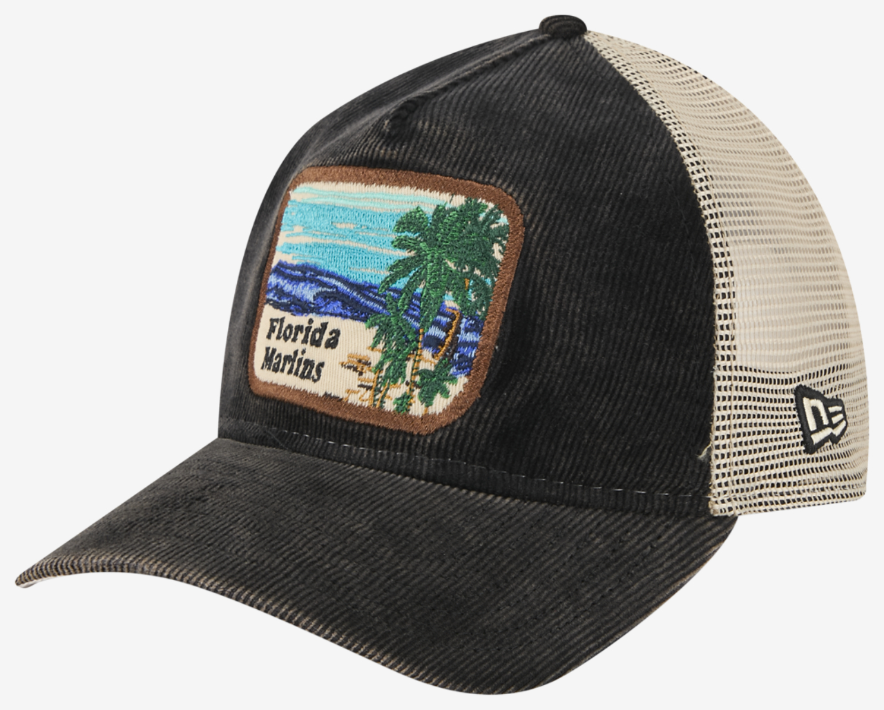 New Era Marlins Vintage Landscape Cap Image 1 of 7. Tap to open photo gallery.