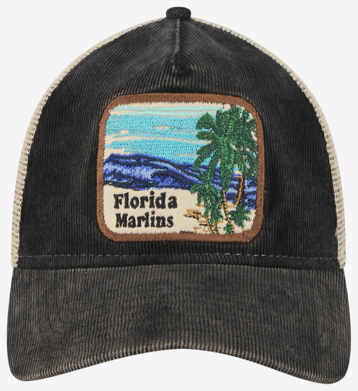 New Era Marlins Vintage Landscape Cap Image 2 of 7. Tap to open photo gallery.