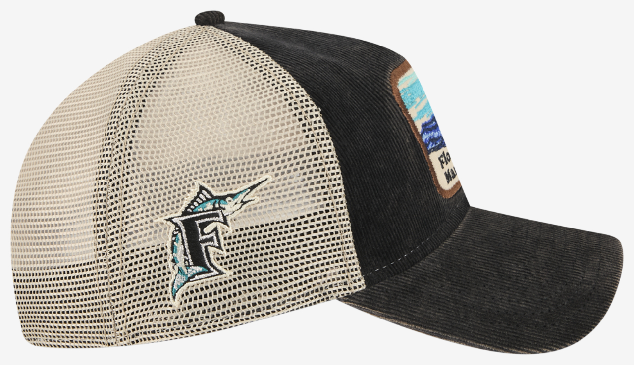 New Era Marlins Vintage Landscape Cap Image 4 of 7. Tap to open photo gallery.