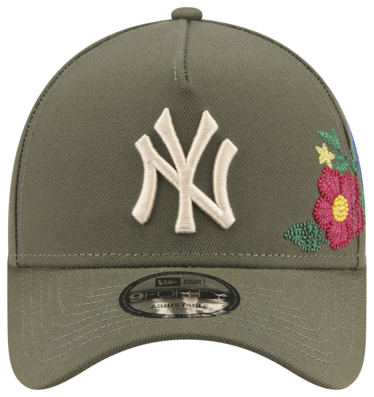 New Era Yankees 9Forty A-Frame Floral Cap Image 2 of 7. Tap to open photo gallery.