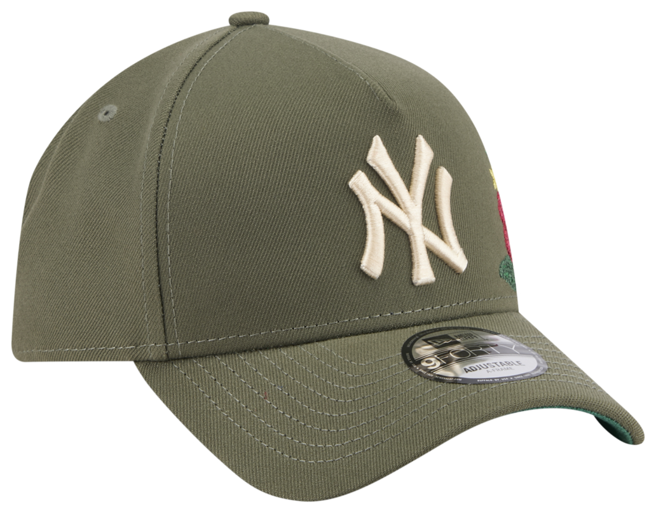 New Era Yankees 9Forty A-Frame Floral Cap Image 3 of 7. Tap to open photo gallery.