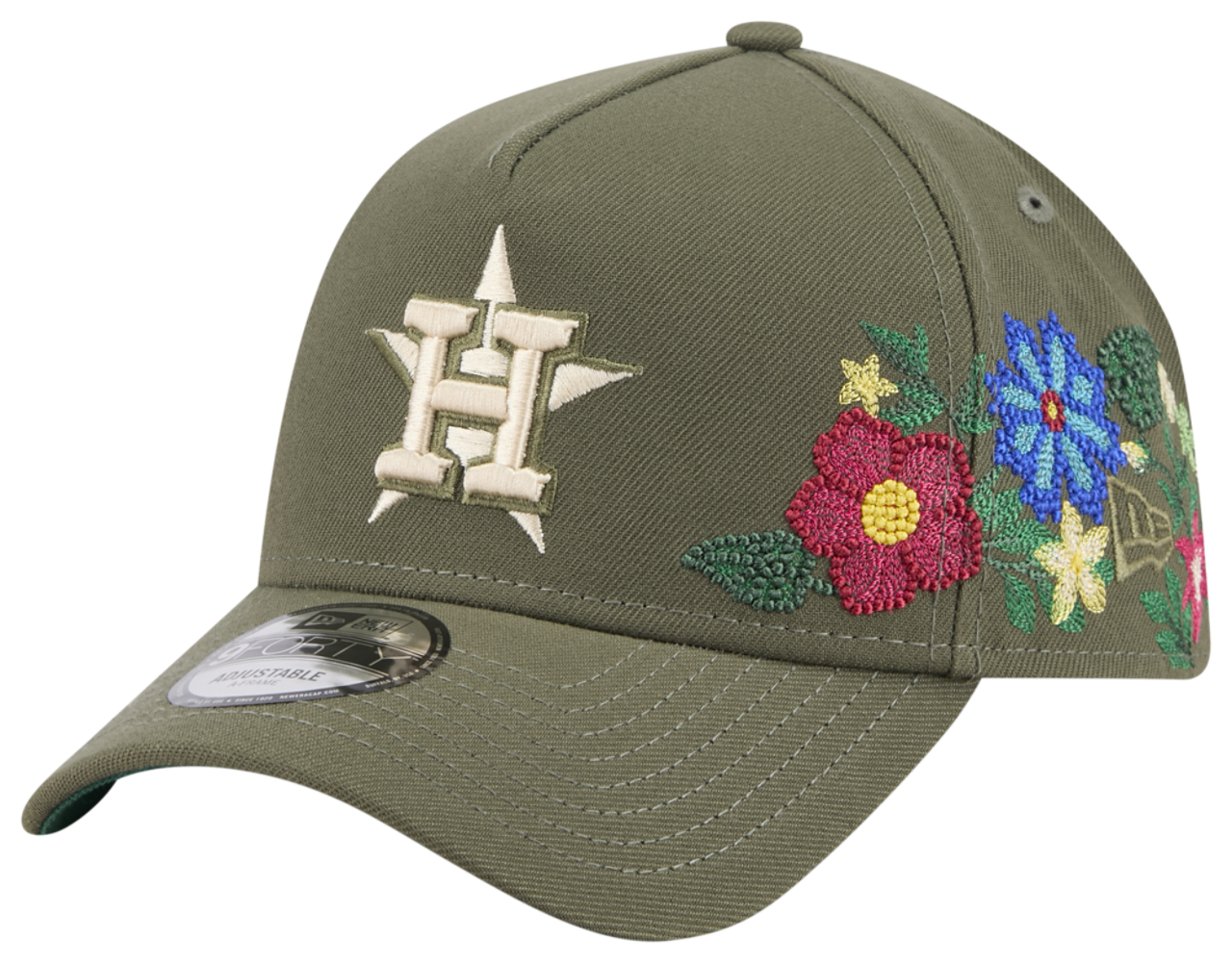 New Era Astros 9Forty A-Frame Floral Cap Image 1 of 7. Tap to open photo gallery.