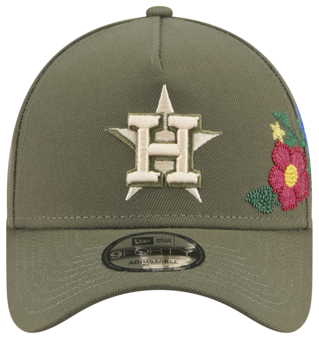 New Era Astros 9Forty A-Frame Floral Cap Image 2 of 7. Tap to open photo gallery.