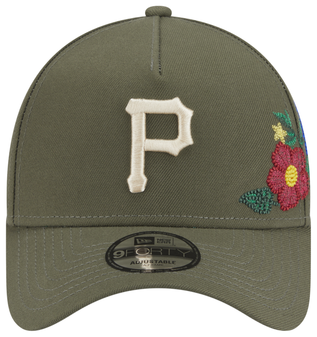 New Era Pirates 9Forty A-Frame Floral Cap Image 2 of 7. Tap to open photo gallery.