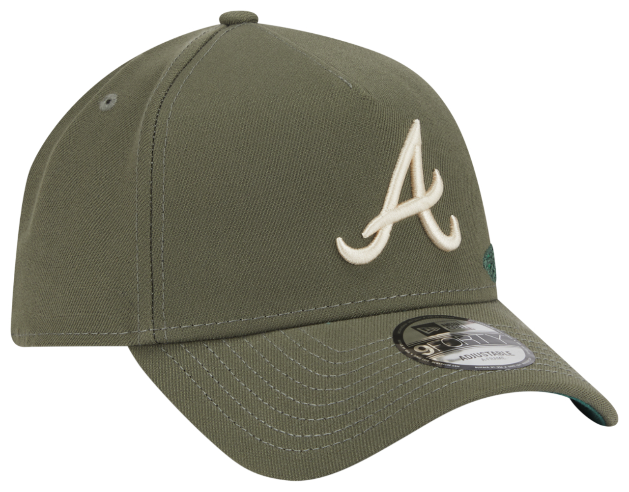 New Era Braves 9Forty A-Frame Floral Cap Image 3 of 7. Tap to open photo gallery.