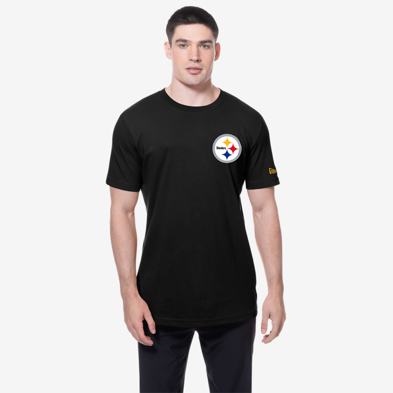 New Era Steelers G3 Short Sleeve T-Shirt Image 1 of 2. Tap to open photo gallery.