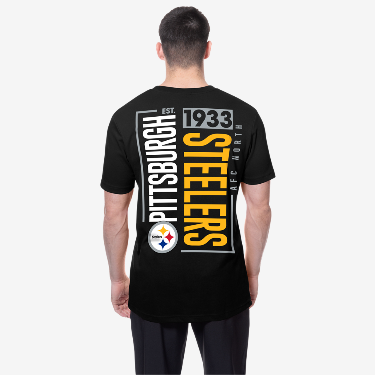New Era Steelers G3 Short Sleeve T-Shirt Image 2 of 2. Tap to open photo gallery.