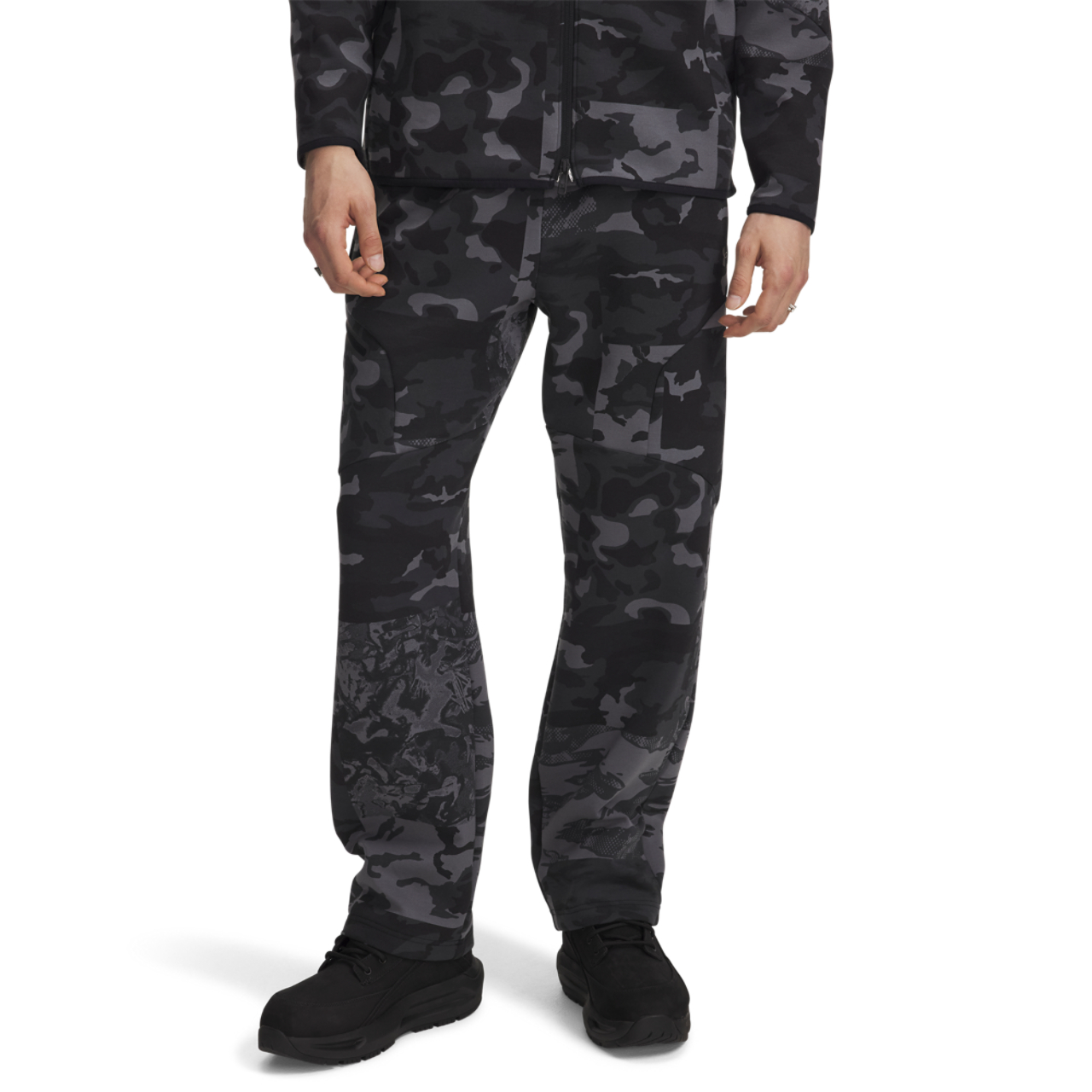 Under Armour Unstoppable Fleece Camo Pants Image 3 of 3. Tap to open photo gallery.