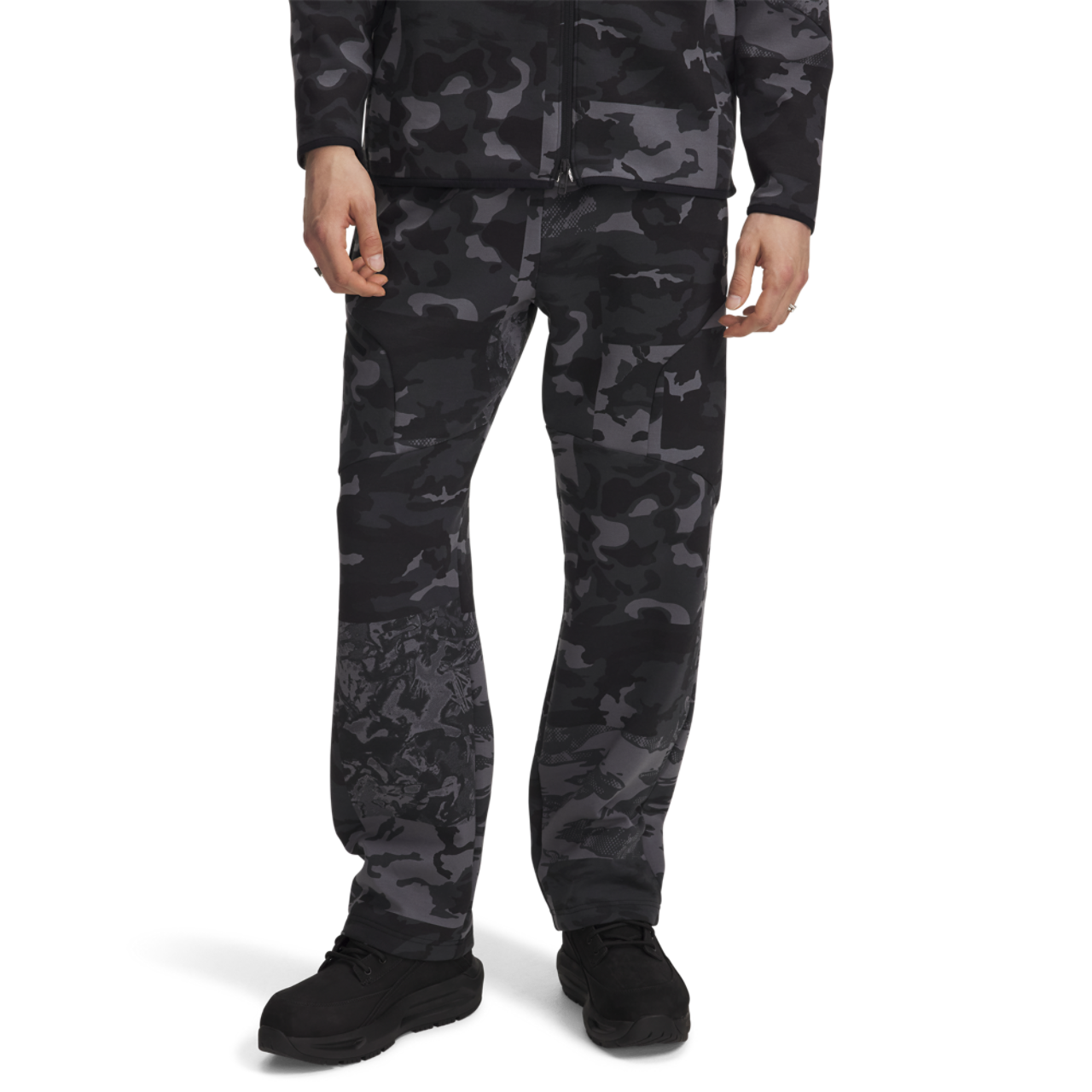 Under Armour Unstoppable Fleece Camo Pants Image 3 of 3. Tap to open photo gallery.