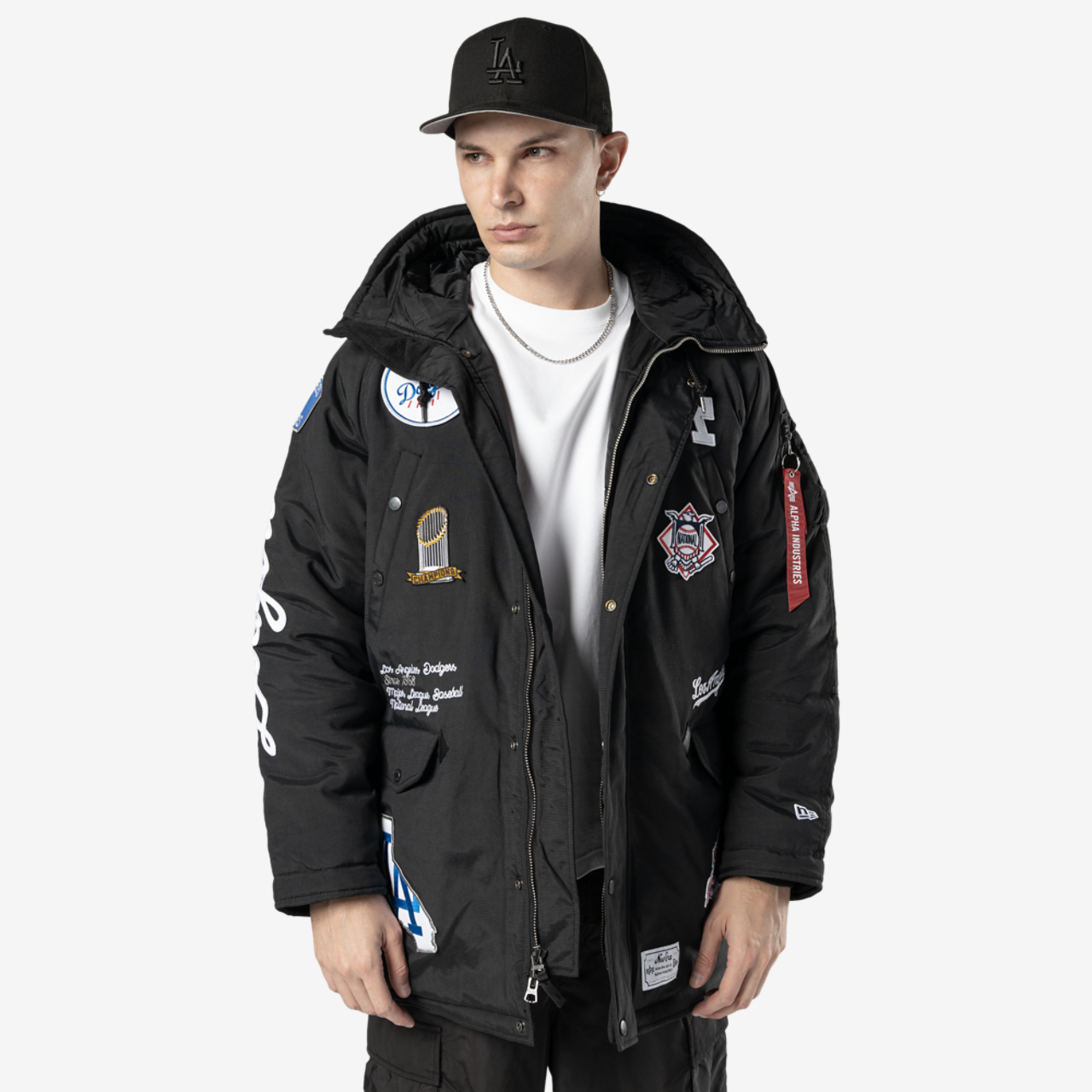 New Era Dodgers Alpha Parka Image 1 of 5. Tap to open photo gallery.