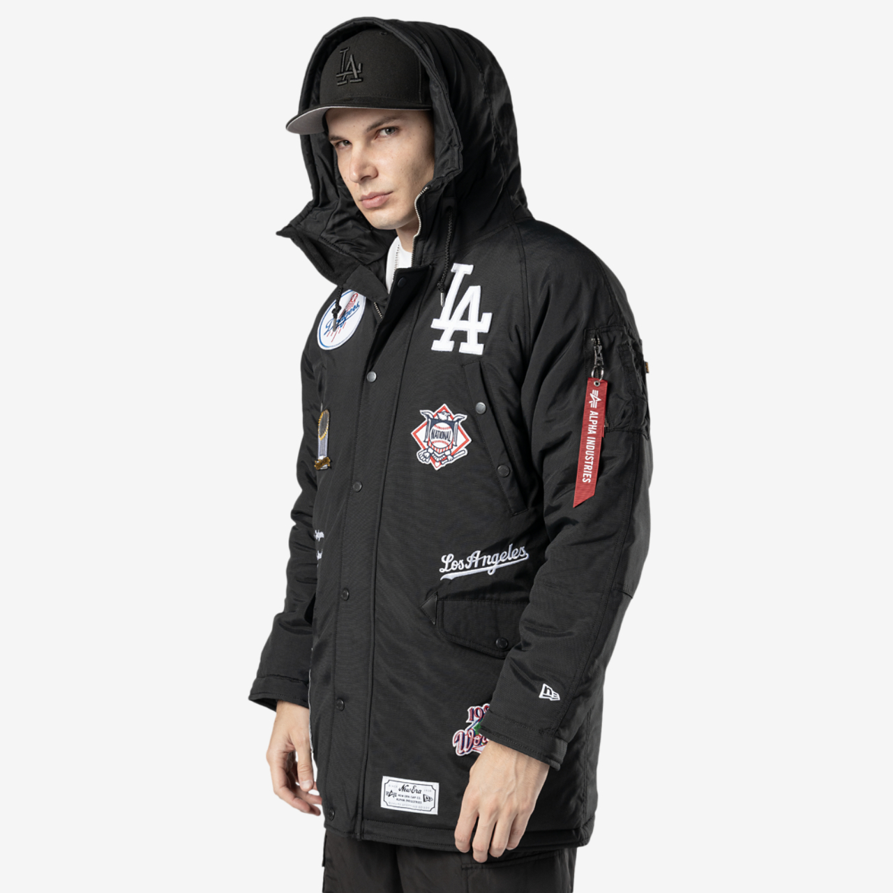 New Era Dodgers Alpha Parka Image 3 of 5. Tap to open photo gallery.