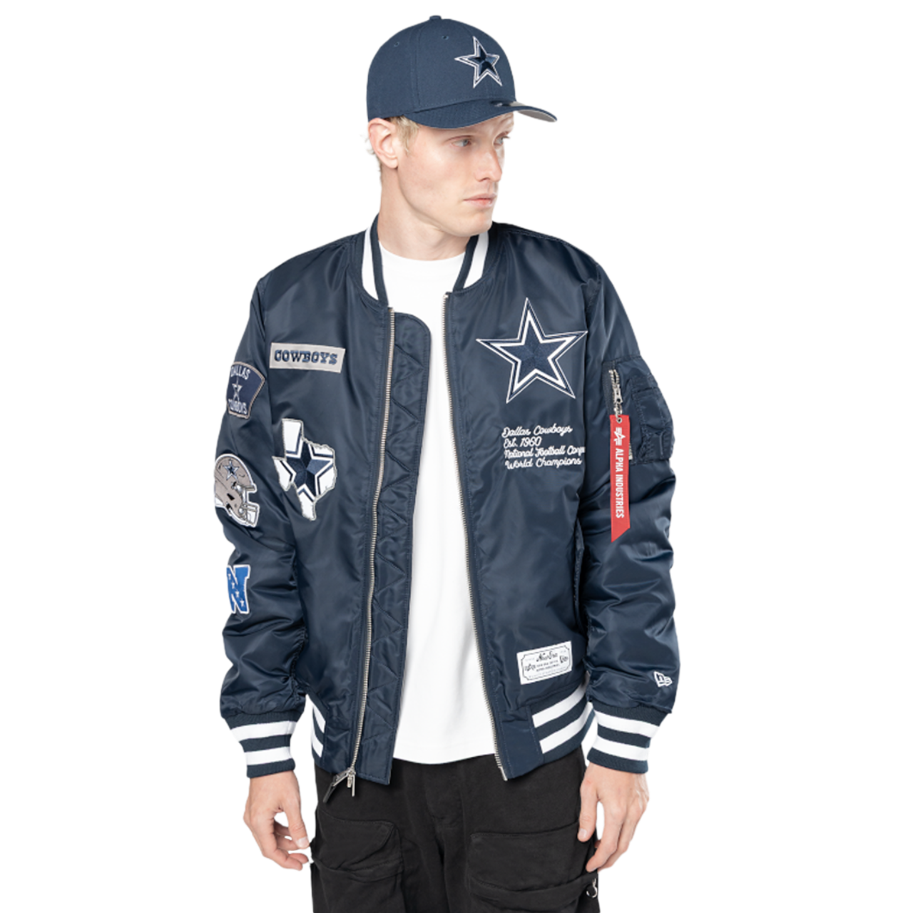 New Era Cowboys Alpha Jacket Image 1 of 6. Tap to open photo gallery.