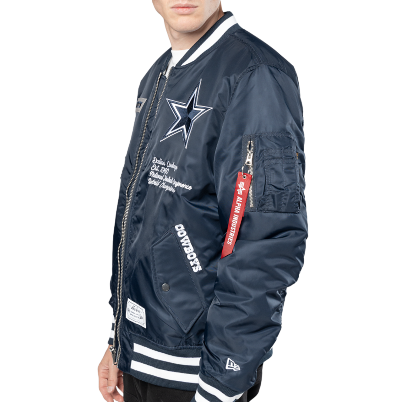 New Era Cowboys Alpha Jacket Image 4 of 6. Tap to open photo gallery.