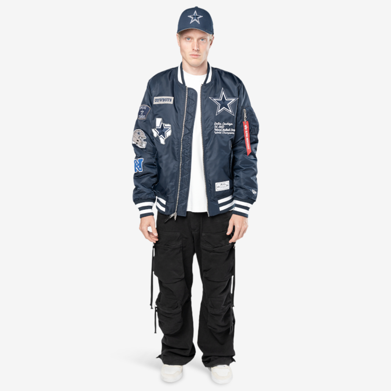 New Era Cowboys Alpha Jacket Image 6 of 6. Tap to open photo gallery.