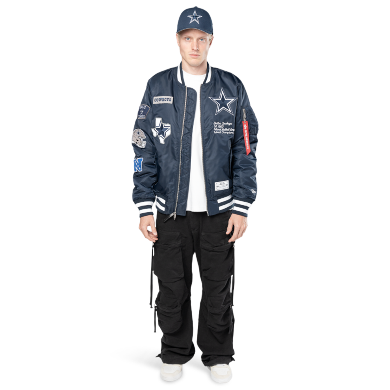 New Era Cowboys Alpha Jacket Image 6 of 6. Tap to open photo gallery.