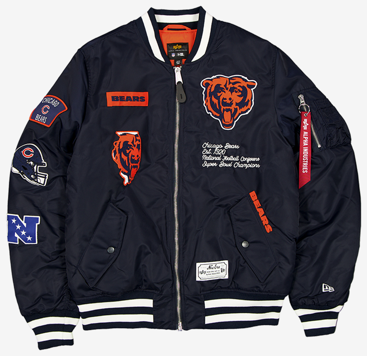 New Era Bears Alpha Jacket Image 1 of 2. Tap to open photo gallery.