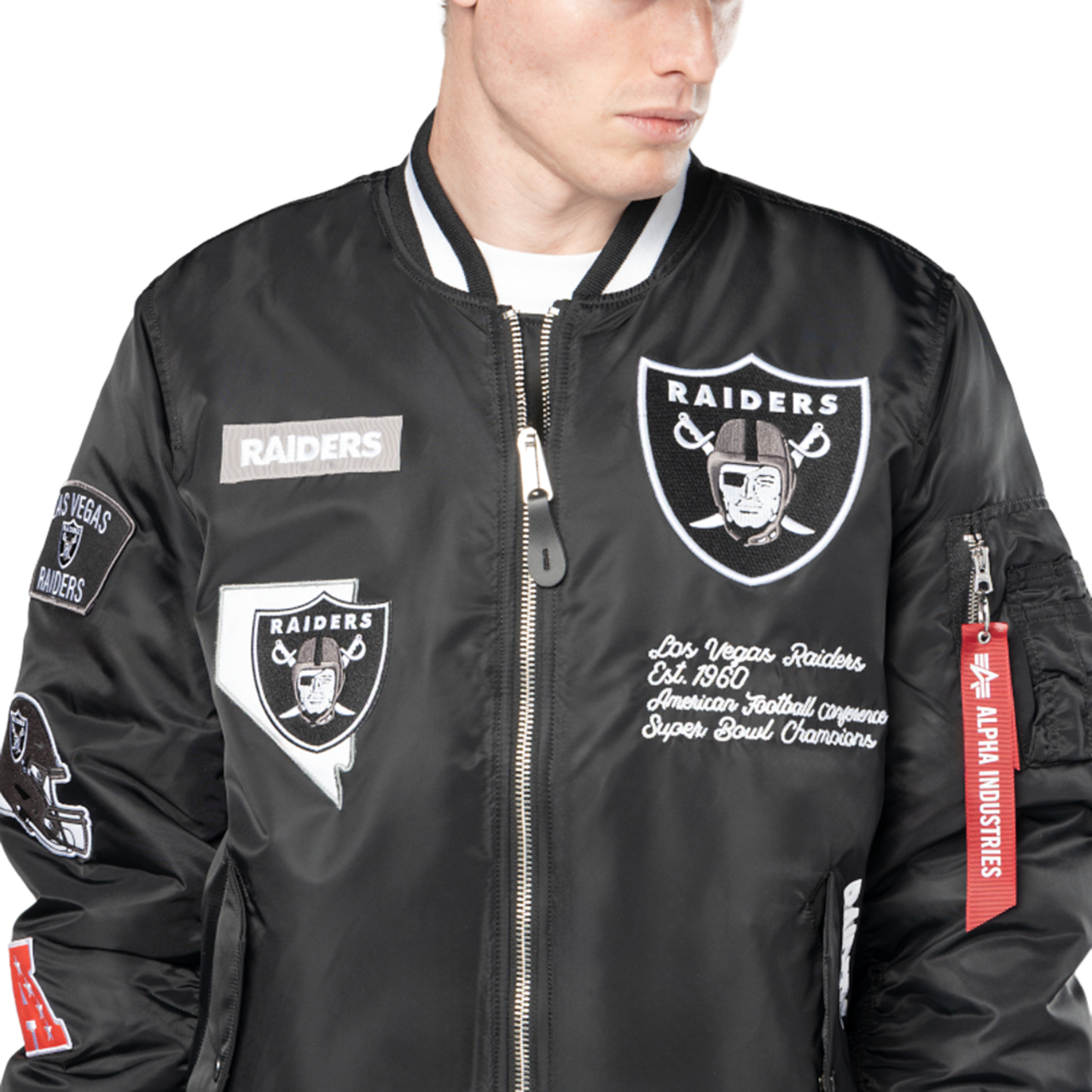 NEW ERA RAIDERS ジャケット ブラック New Era Raiders Alpha Jacket | Foot Locker