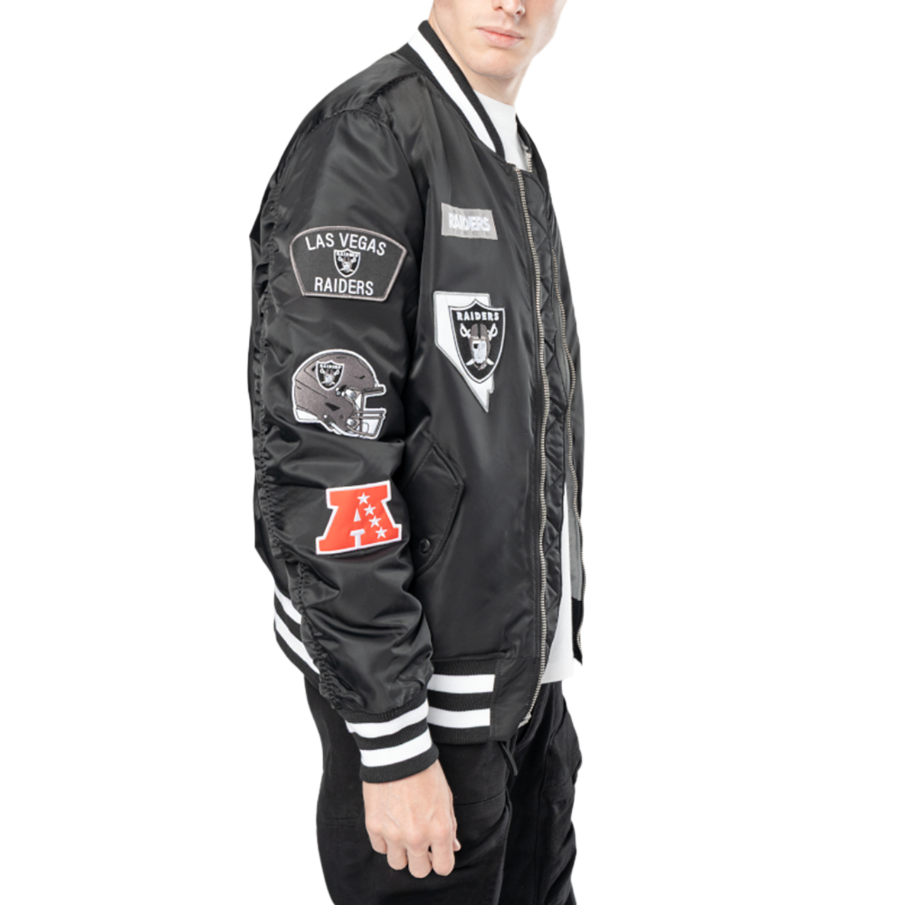NEW ERA RAIDERS ジャケット ブラック New Era Raiders Alpha Jacket | Foot Locker