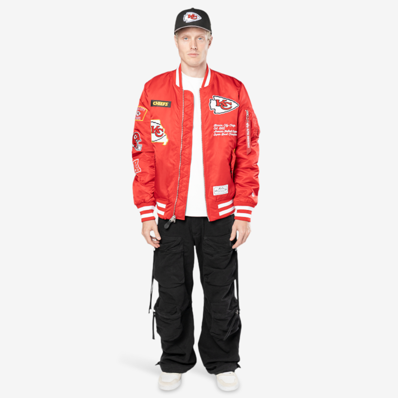 New Era Chiefs Alpha Jacket Image 6 of 6. Tap to open photo gallery.