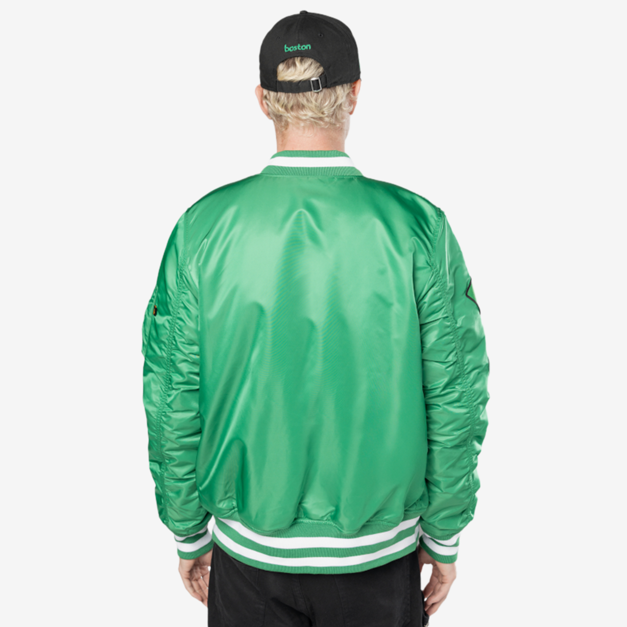 New Era Celtics Alpha Jacket Image 2 of 6. Tap to open photo gallery.