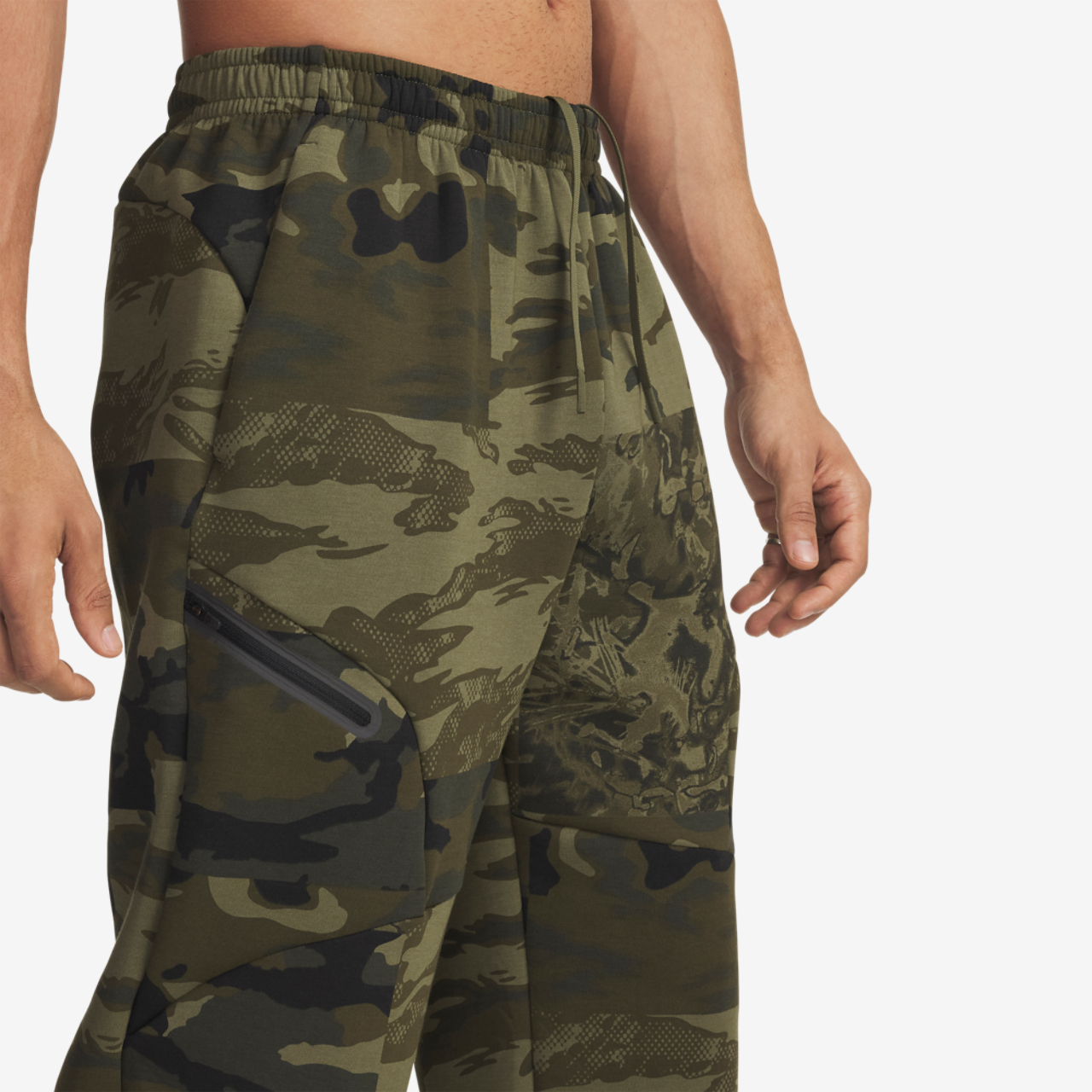 Under Armour Unstoppable Fleece Camo Pants Image 1 of 3. Tap to open photo gallery.