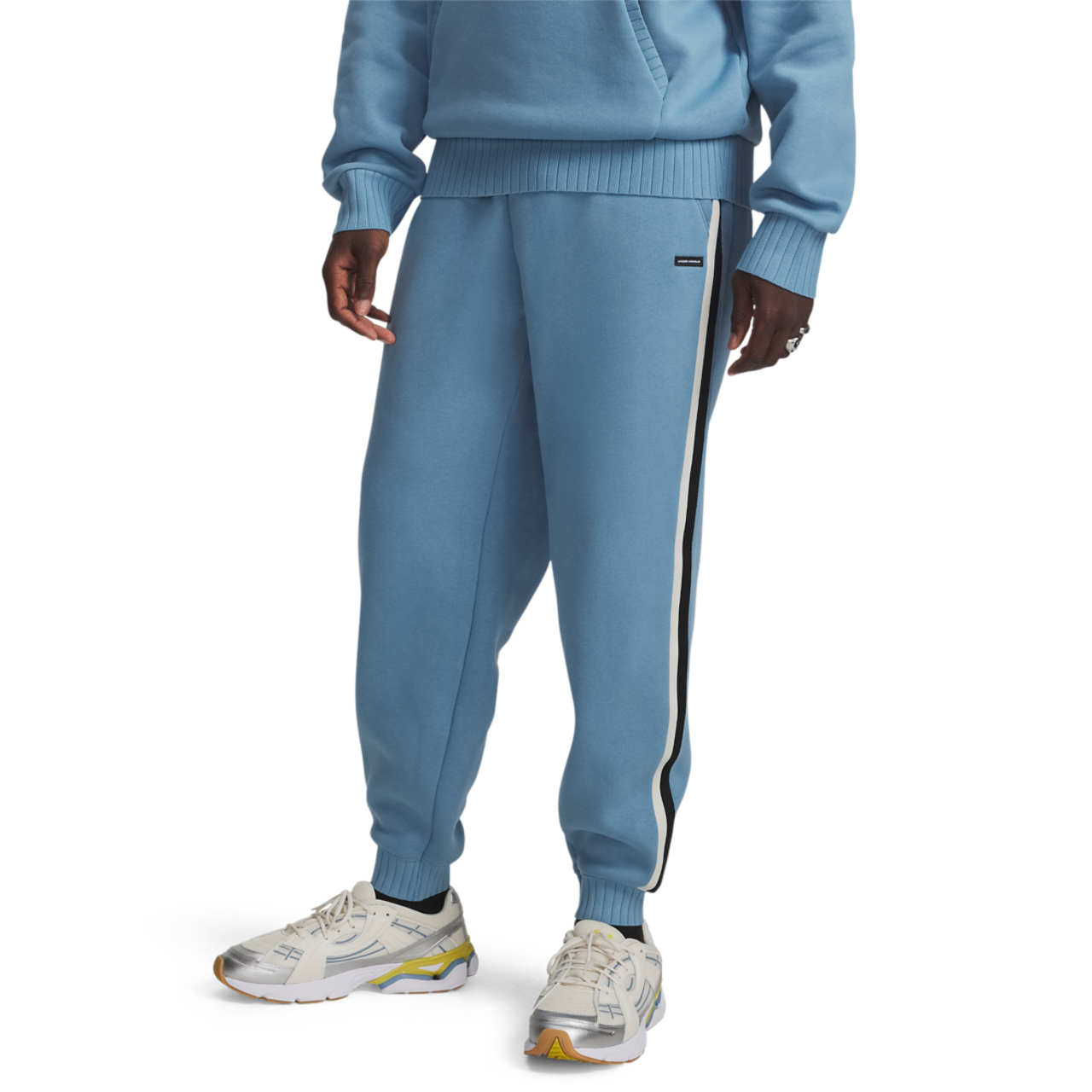 Under Armour Icon Heavy Rib Joggers Image 3 of 3. Tap to open photo gallery.