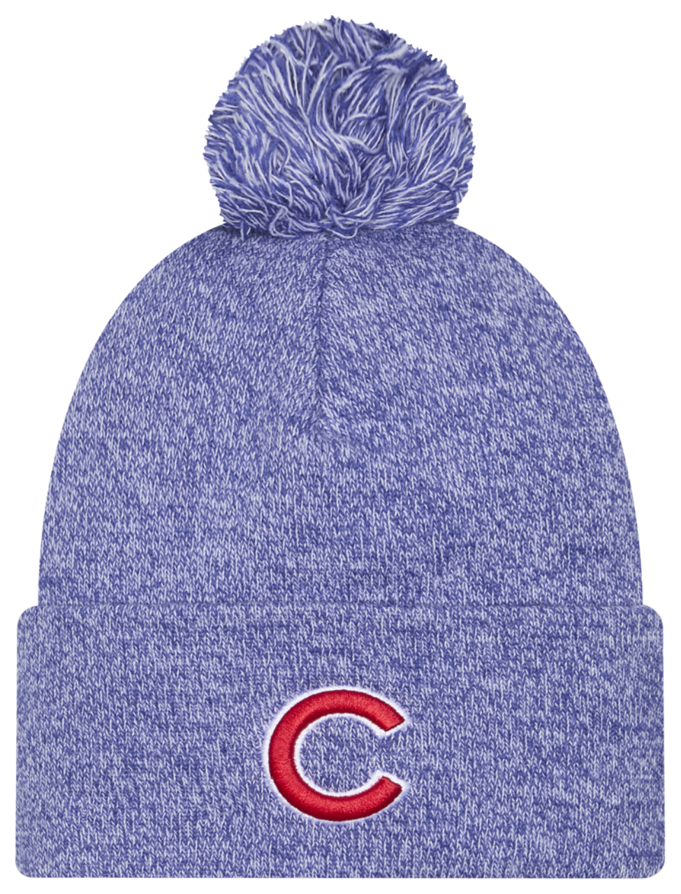 New Era Cubs Marl Pom Knit Image 1 of 3. Tap to open photo gallery.