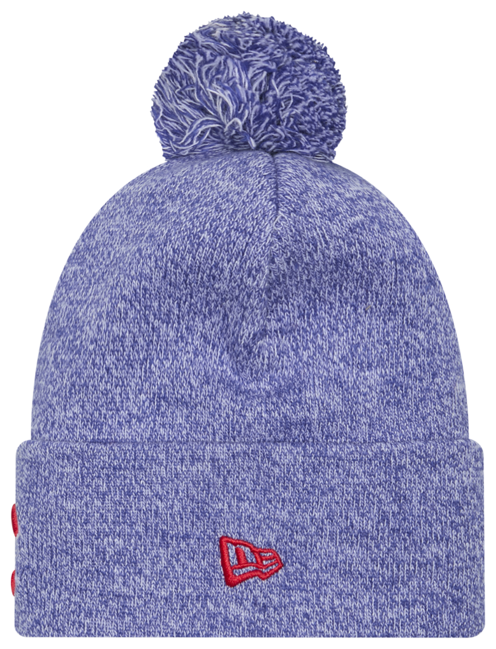 New Era Cubs Marl Pom Knit Image 2 of 3. Tap to open photo gallery.