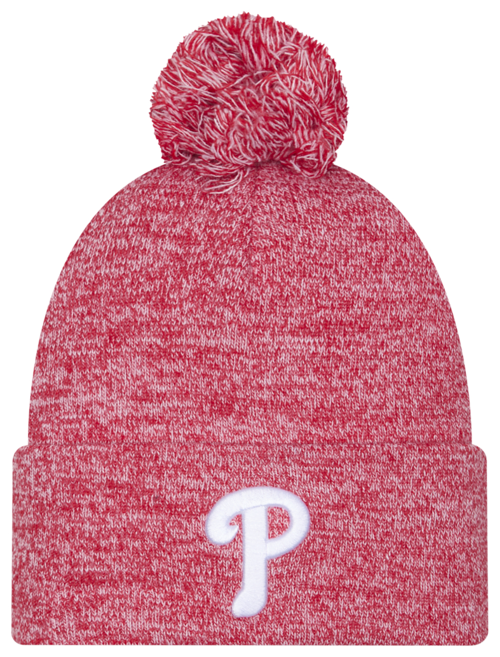 New Era Phillies Marl Pom Knit Image 1 of 3. Tap to open photo gallery.