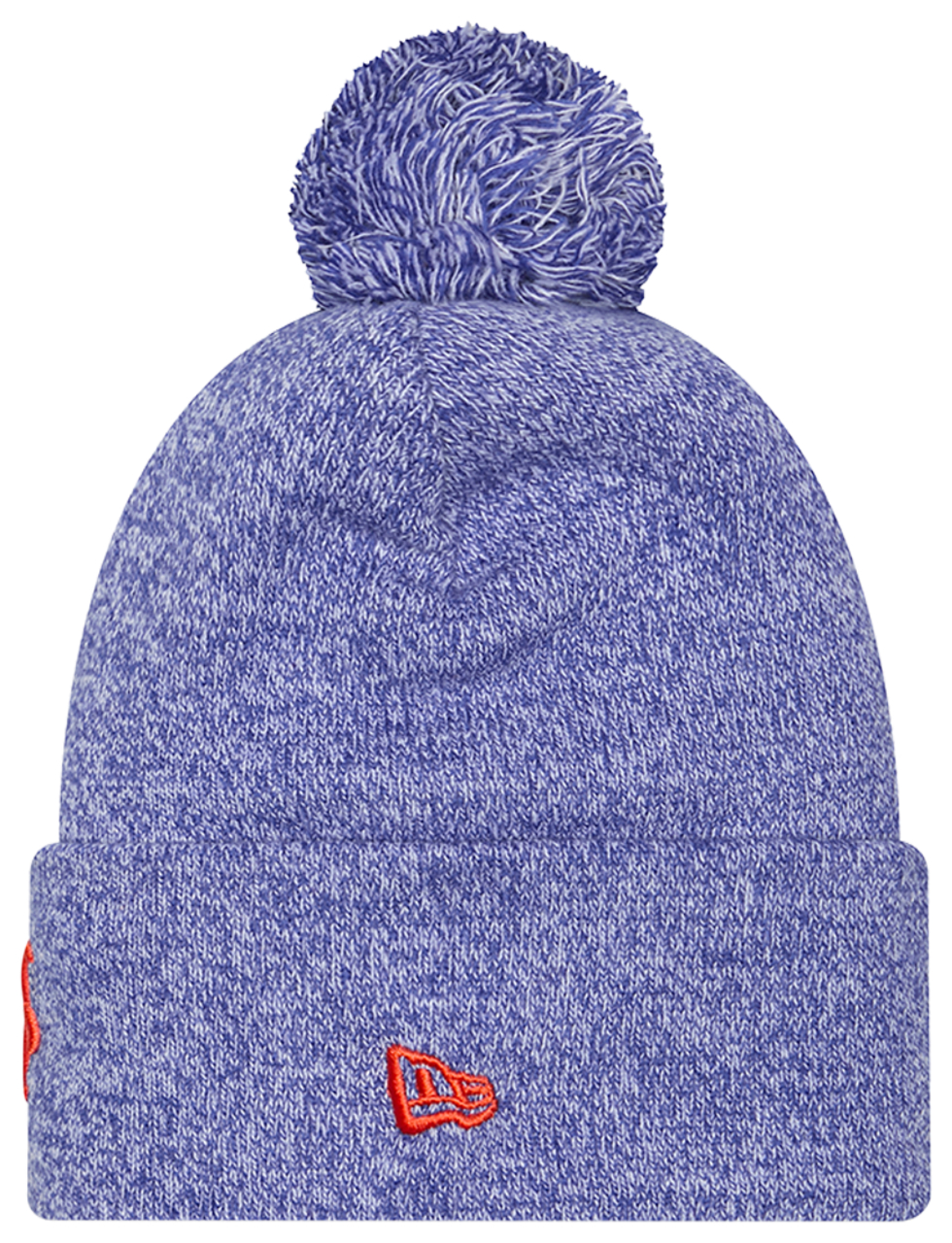 New Era Mets Marl Pom Knit Image 2 of 3. Tap to open photo gallery.