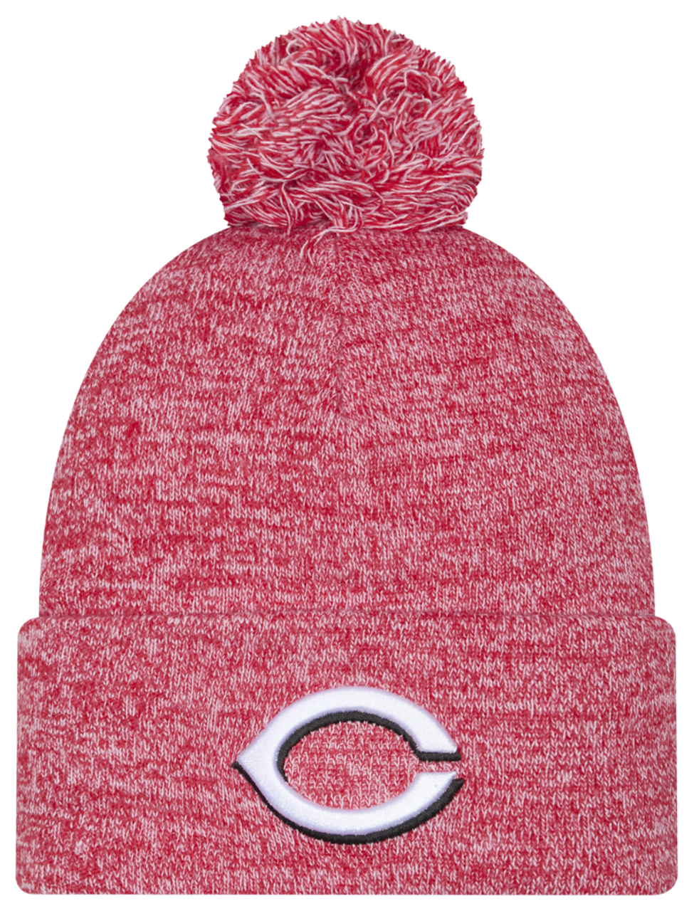 New Era Reds Marl Pom Knit Image 1 of 3. Tap to open photo gallery.
