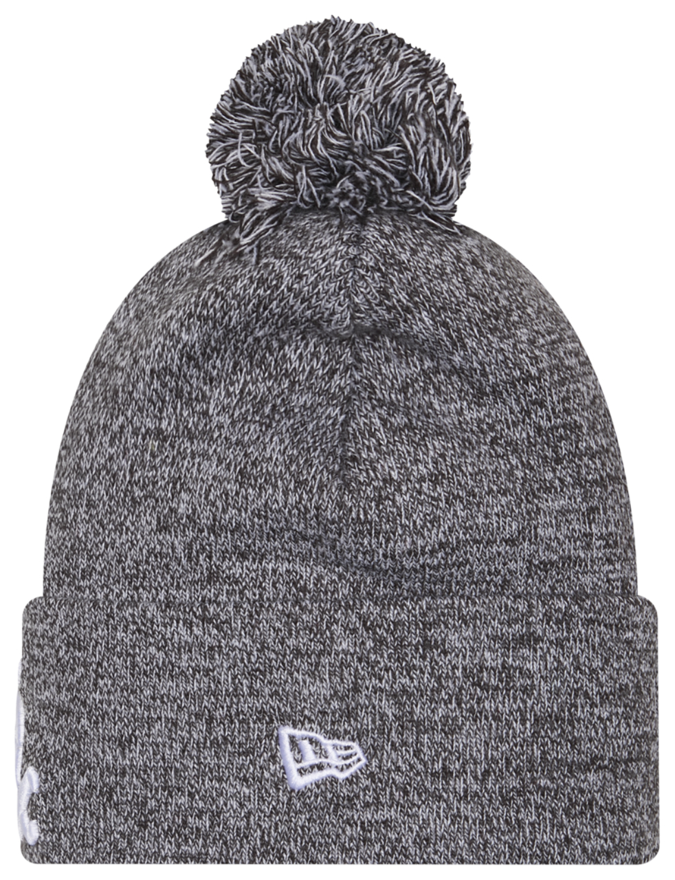 New Era White Sox Marl Pom Knit Image 2 of 3. Tap to open photo gallery.