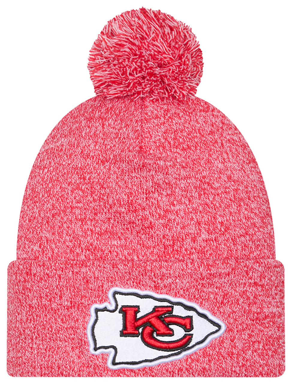 New Era Chiefs Marl Pom Knit Image 1 of 3. Tap to open photo gallery.